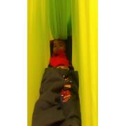 Large Green Nylon Wrap Therapy Swing with Swing Set Stand