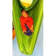 Large Green Nylon Wrap Therapy Swing with Swing Set Stand