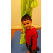 Large Green Nylon Wrap Therapy Swing with Swing Set Stand
