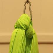 Large Green Nylon Wrap Therapy Swing with Swing Set Stand
