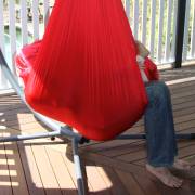 Large Red Nylon Wrap Therapy Swing (450x250cm)