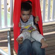 Large Red Nylon Wrap Therapy Swing (450x250cm)
