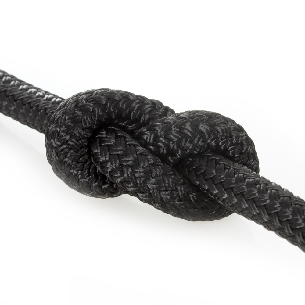 3 Meter By 8mm Black Paracord Hammock Ropes Pair Heavenly Hammocks