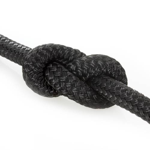 Tied 8mm Black Paracord Rope