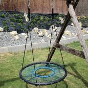 100cm Teal Web Nest Tire Swing