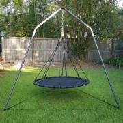 150cm Black Mat Nest Swing with Tripod Stand