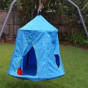 Blue Hangout Hanging Nest with Tripod Stand