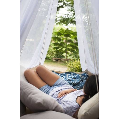 White TiiPii Floating Bed with Mosquito Net
