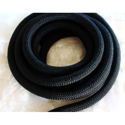 Wound 8mm Black Paracord Rope